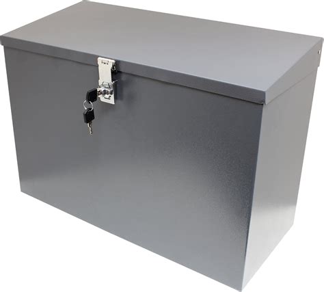 large lockable metal box|wall mounted lockable metal box.